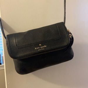 Cross body black purse